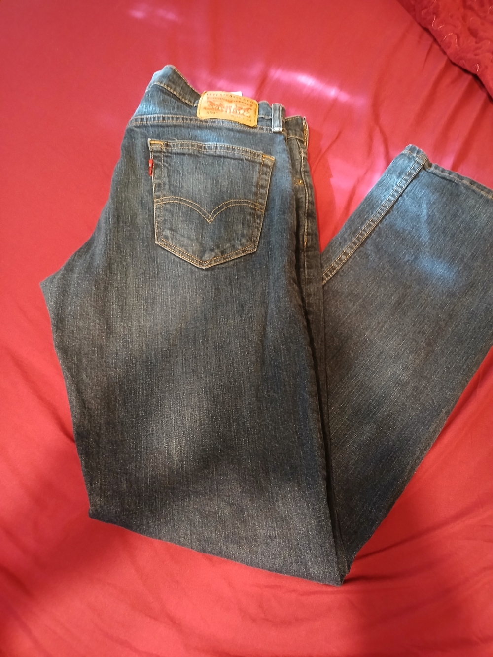 Levi's Men's 559 Indigo Straight Jeans